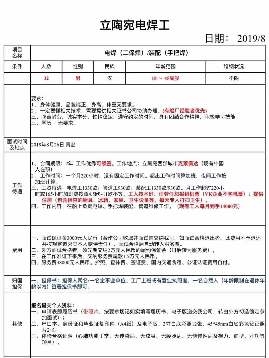 立陶宛電焊工