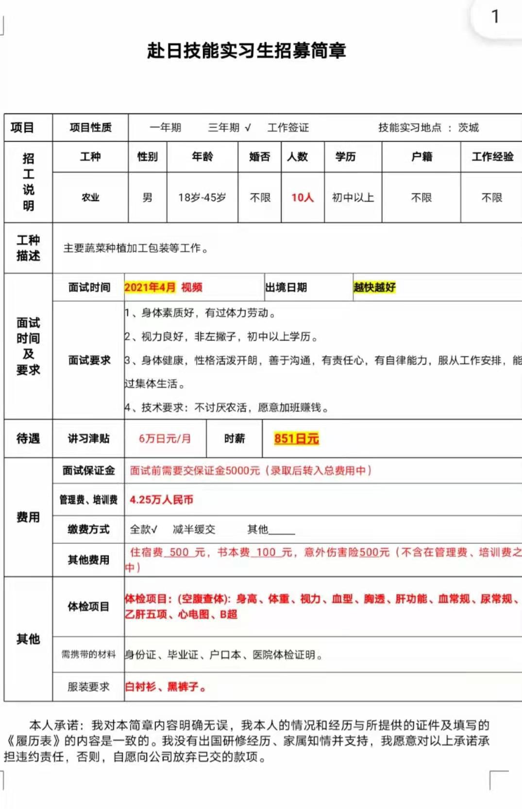 日本項目部分訂單